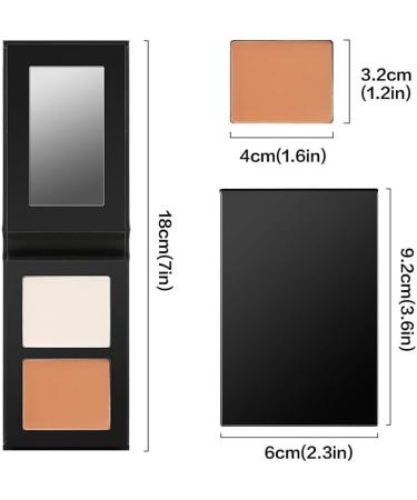  SONGVISON 2-color color corrector palette long-lasting moisturizing color corrector cream concealer palette to cover dark circles high-coverage foundation palette - Buy Online on GoSupps.com