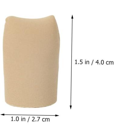 HEALEEP Silicone Toe Protectors - Breathable Toe Sleeves for Toe Care - 2pcs, 2.7x4cm - Buy Online on GoSupps.com