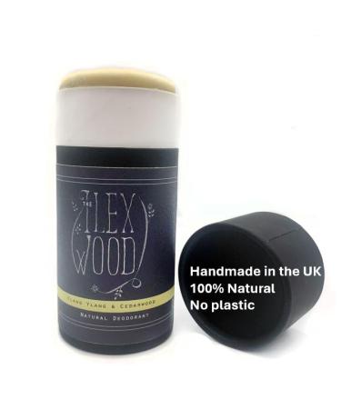 The Ilex Wood Cedarwood Natural Deodorant - Ylang Ylang - 70ml - Buy Online on GoSupps.com