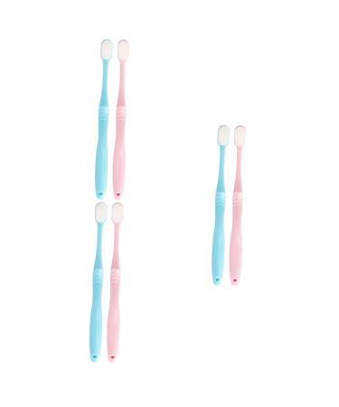 Minkissy 6 Stk manual backpacks sanditon ultra soft package tooth hygiene mouth hygiene tooth brush tool toothbrush mouth cleaning dental accessories soft fur prisoner travel