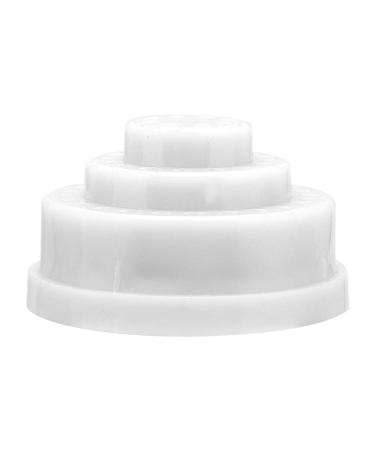 Easy to Carry Nail Drill Display Nail Drill Case Salon Shop for Home(white)