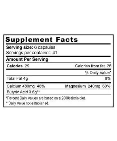 Jigsaw Health Butyrex 600mg Dietary Supplement - 250 Capsules by T.E. Neesby - Buy Online on GoSupps.com
