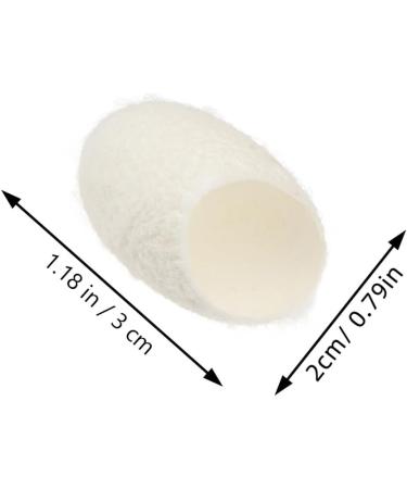 FRCOLOR 100Pcs Exfoliating For Skin Charcoal Jelly Ball Cleanser Antiaging Body Wash Blackheads Removal Cleansing Ball Silk Ball Cocoons Finger White Face Wash Natural A7 100 pcs White - Buy Online on GoSupps.com