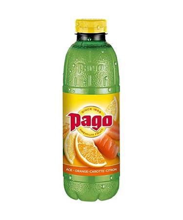 PAGO - Orange Carrot Lemon Pet 75Cl - Pack of 4 - Sold by the pack