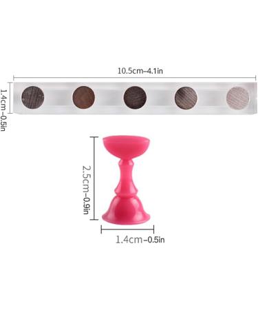 dijiusidy Press on Nail Stand High-ranking Fashionable Different Sturdy Exquisite Appearance Long Service Life Bead Practice Sheet Type 1 - Buy Online on GoSupps.com