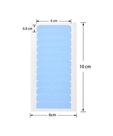 luxurious Blue Double Sided Wig Tape Hair Tape for Toupee Adhesive Tape for Lace Front Ultra-Hold Wig Glue Mini Tabs Tape Easy Install - Buy Online on GoSupps.com