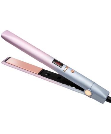 Mini Hair Curler Professional Negative Ion Ceramic Curling Irons 3D Floating Splint Wavers Curler with LCD Display Portable Styler Crimping Hair Iron (Gradient)