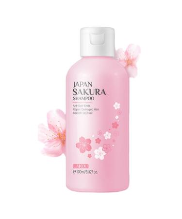 Cherry Blossom Shampoo, Pink Moisturizing Shampoo for Thicker Stronger Hair - Volumizing Shampoo Simply Nourishes with Fragrance Notes, Moisturizing and Thickening Treatment