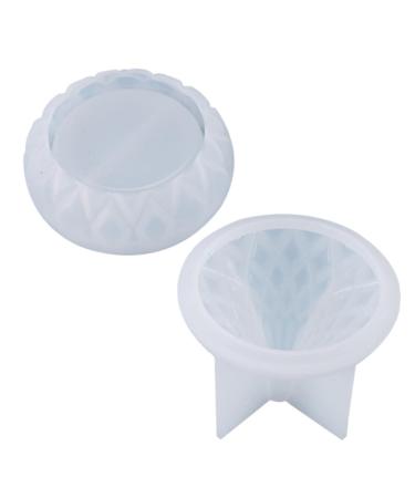 NUOBESTY Heart Shape Puncher 2pcs box DIY Molds Resin Mold Crafts Drop-shaped Epoxy Craft Storage Art Casting for Decors Case