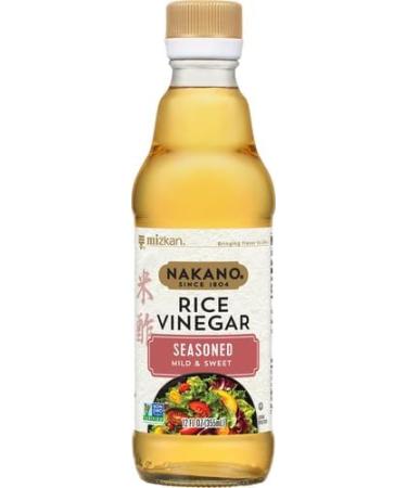 Nakano Rice Vinegar Seasoned Mild and Sweet Japanese Seasoning Ideal for Salad Dressing or Marinades 1 Bottle x 355 ml - Buy Online on GoSupps.com