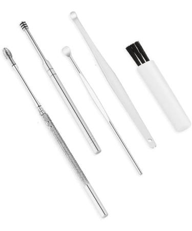 6Pcs Stainless Steel Spiral Earpick Wax Remover Set - Silver - Buy Online on GoSupps.com