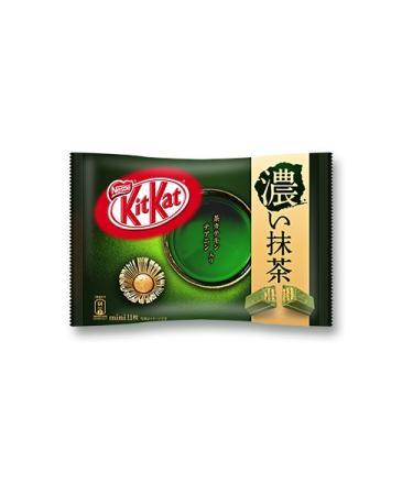 TOKYO MATCHA SELECTION - Limited season KitKat Mini Strong Double-Matcha green tea flavor 11 packages - Japan Import Standard ship by SAL: NO Tracking & Insurance