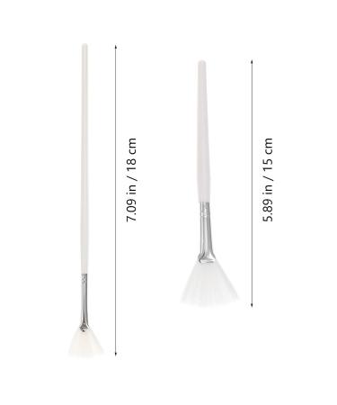 CALLARON Mask Brush Set - Soft Fan Applicator for Masks & Lash | Ideal Beauty Tool for Women & Girls - Buy Online on GoSupps.com