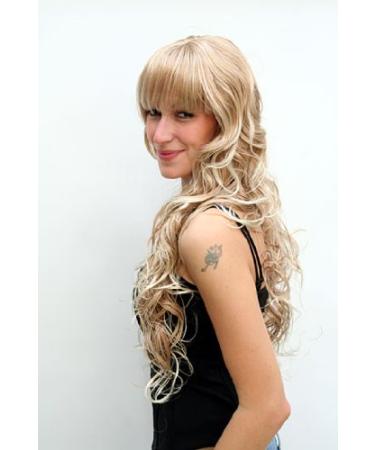 WIG ME UP 4306-27T613 Women's Long Blonde Curly Wig - 70 cm Full Hair for International Shipping - Buy Online on GoSupps.com