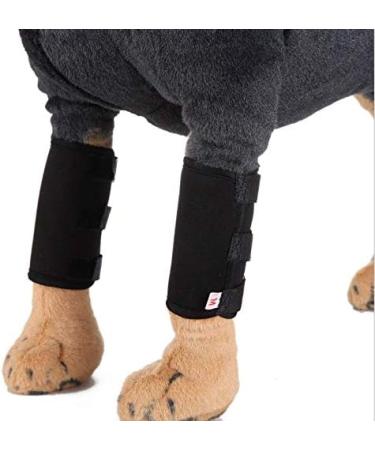 Pair of Dog Front Leg Brace - Canine Compression Wrap Protects Wounds Heal Support Due to Arthritis to Prevent Injuries(1 Pair L-XL) - Buy Online on GoSupps.com