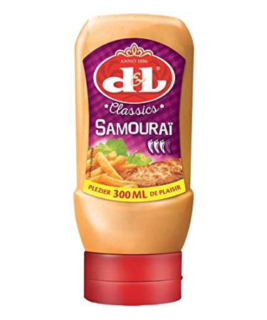 FUFSAWS D&L Belgian Gourmet - Samurai Sauce in a Squeeze Bottle - Pack of 6 (6 x 300 ml)