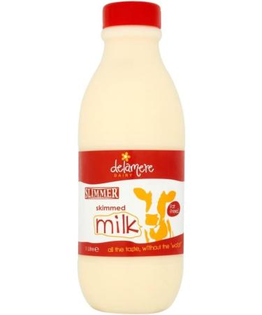 Delamere Dairy Skimmed Sterilized Milk 1L x 6 Pack