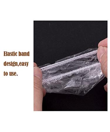 100PCS Disposable Clear Shower Ear Protector Caps - Elastic Bath Cap for Spa, Home, Hotel & Salon - Buy Online on GoSupps.com