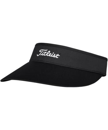 Titleist Ladies Sundrop Visor - One Size Black/White | Stylish & Comfortable Sun Protection | International Shipping Available - Buy Online on GoSupps.com