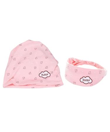 Heallily 2 Stk maternity hat pregnant female cap night sleep hat women night cap enclosure turban fleece hat Hut cozy woman birthday present pure cotton