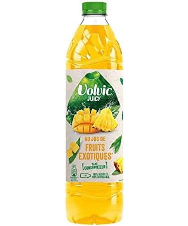 VOLVIC - Juicy Exotic Fruits Fruit Water 1.5L - Pack of 4 - Sold in Packs - Buy Online on GoSupps.com