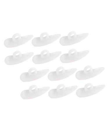 Lurrose 1 Set 12Pcs Mallet Corn Hammer Cushions separators Sleeves Foot Care Tool Straightener Care Straightener Yoga Straight Pads