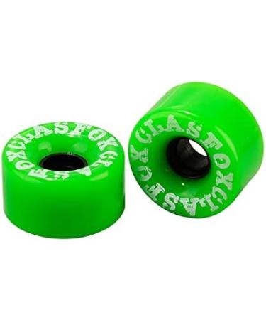 CLAS FOX Quad Roller Skate Wheels 8 Pack - Shinning Green | Bearing Installed | Outdoor and Indoor Use - Buy Online on GoSupps.com