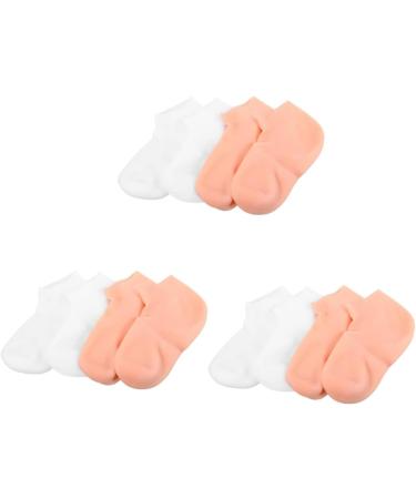 FRCOLOR 6 Pairs Exfoliating Moisturizing Socks Cosmetic Moisturizing Socks Dry Feet Socks Cosmetics Socks Spa Socks for Dry Feet Moisturizing Lotion Reusable Socks Sebs Girl Gel Pedicure - Buy Online on GoSupps.com