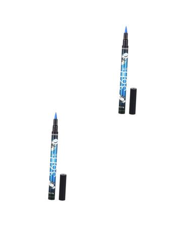 minkissy 2Pcs Black Eyeliner Pencils Color Eyeliner Eye Liner Pencil Colored Pencils Pen Liquid Liner Eyeline Pencil Make Up Liquid Size 1x2pcs photo 3x2pcs