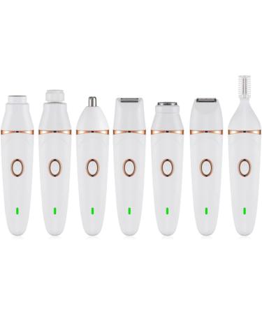 Fomiyes 2PC Hair Removal Tool Set - Painless Electric Bikini Trimmer for Women - Shaving & Cleaning - 14x4cm - Perfect for Smooth Skin - Buy Online on GoSupps.com