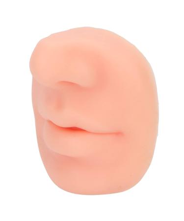 Realistic 3D Silicone Nose Mouth Model for Display - Flexible Acupuncture & Piercing Practice | Reusable 3 Colors Available - Buy Online on GoSupps.com