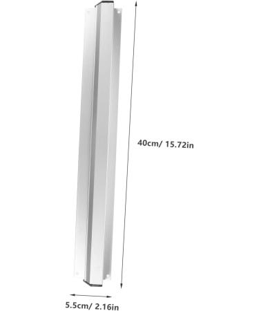 Zerodeko Aluminum Menu Holder - 40cm Clip for Restaurant Receipts & Orders | Durable Adhesive Stand - Shop Internationally - Buy Online on GoSupps.com