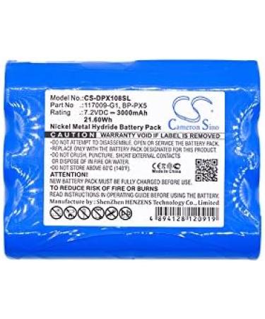 Buy 7.2V 117009-G1 BP-PX5 Battery Replacement for Dranetz DBPX108 DBMP1 DBPV500 DBPVFLEX DBPV10 DBPG106 - International Shipping Available - Buy Online on GoSupps.com
