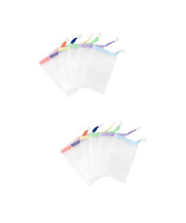 Baluue 2 Packs Soap Mesh Holder Soap Saver Sack Soaps Soap Saver Net Facial Soap Mesh Wipe Mx2pcs Assorted Colorx2pcs