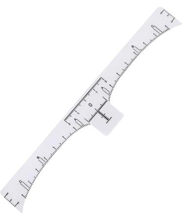  Angoily Angoily Mini Disposable Caliper for Eyebrow Embroidery Curved Ruler - Tear-Off Pattern - Buy Online on GoSupps.com