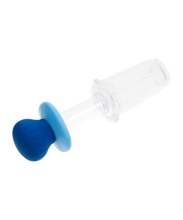 Abaodam -Feeder Schnuller Schnullerspender Fruit Feed Feeding Hakaa -Obstut Footer Automat -Quick bottle Pump press Water press silicone toddler blue 14x4.6x4.6cm