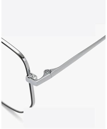 Buy Retro Blue Light Blocking Square Reading Glasses - Oversized +150 Clear Vision Computer Eyewear - Buy Online on GoSupps.com