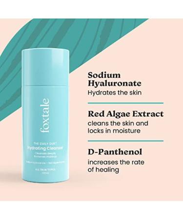 Avoka Naturals Foxtale - The Daily Duet Gentle Hydrating Cleanser -100ml - Buy Online on GoSupps.com