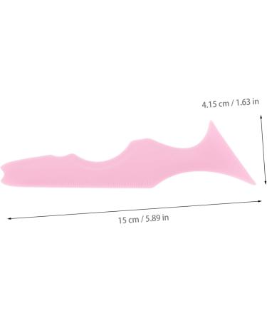 FRCOLOR 5pi ces Pochoir Multifonction Pour Eyeliner Silicone Outil De Maquillage R utilisable Pour Positionnement Des L vres Et Application De Mascara Accessoire De Beaut Pratique Et 15X4.15CMx5pcs rosex5pcs - Buy Online on GoSupps.com
