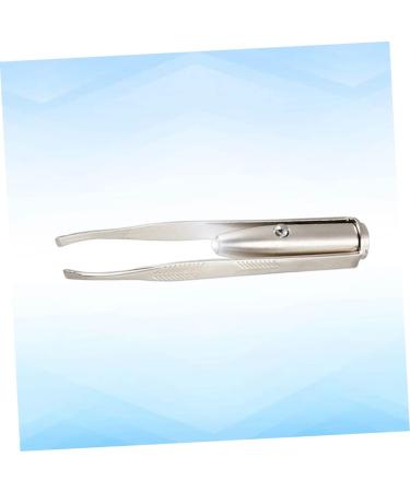HAPINARY Stainless Steel Tweezers Led Light Eyelash Tweezer Led Eyebrow Tweezer Eyebrow Hair Removal Tweezer Lash Tweezer - Buy Online on GoSupps.com