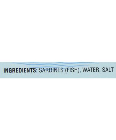 Ocean Prince Sardines in Water 3.75 oz Cans - Pack of 12 | Premium Quality Seafood - Buy Online on GoSupps.com