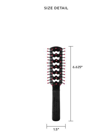 Cricket Static Free Fast Flo Vent Hair Brush 2 Piece Value Set for Blow Drying, Styling, and Detangling - Mini Travel Brush Included - Buy Online on GoSupps.com