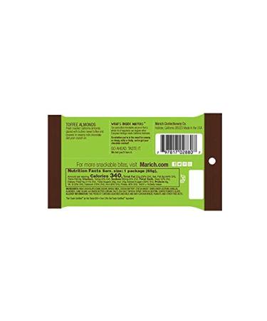 Marich Chocolate Toffee Almonds - 2.3 oz (Pack of 12) | Gourmet Snack Treat - Buy Online on GoSupps.com