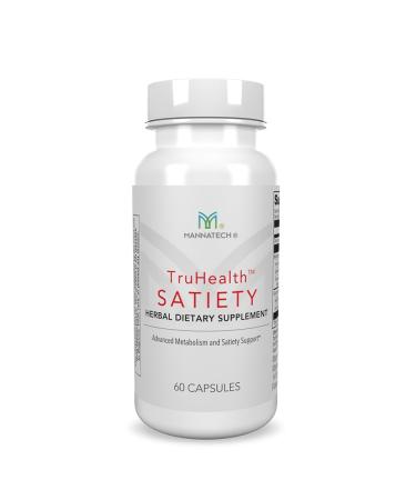 Mannatech - TruHealth Satiety - Encourages Mindful Eating & Balanced Habits Gut Health Formula with MetaboBiome Blend & Chromium - 60 Capsules