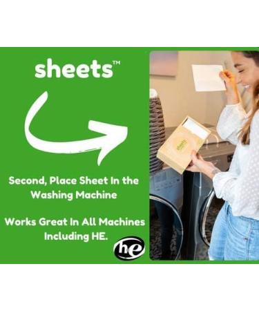 Sheets Laundry Club Free & Clear Laundry Detergent Sheets - Eco-Friendly Lightweight & Effective | Shop Internationally - Buy Online on GoSupps.com