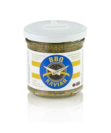 Kornmayer BBQ caviar mustard from black mustard grains 160 ml