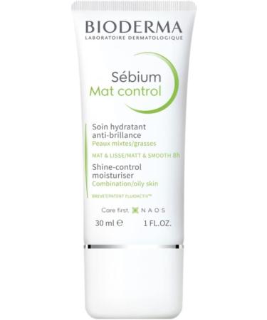 Bioderma Sebium | Sebium Mat Control + Sebium H2O | Smooth & Mattify | Anti-shine | Mattifies and Removes Shiny Effects | Face | Combination & Oily Skin | Set of 2x40mL + 1x100mL - Buy Online on GoSupps.com