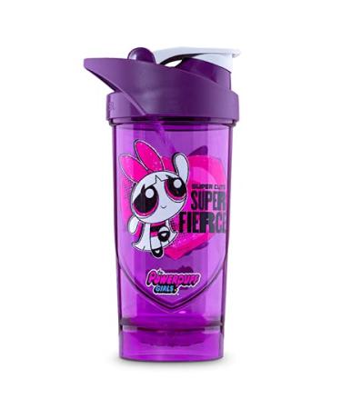 Shieldmixer Hero Pro Classic Shaker Powerpuff Girls - BPA-free - Gym Accessories - Protein Shaker - Fitness Drinking Bottle - Purple - 700ml