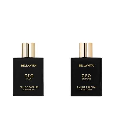 Luxury Ceo Man Liquid Eau De Parfum Ceo Woman Eau De Parfum With Bergamot Tonka & Vanillapremiumlong Lasting Woody & Fruity Fragrance Scent For Women 100 Ml Black