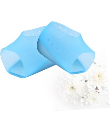 FRCOLOR Invisible Heel Pads - Silicone Height Increase Inserts | Cushion Socks & Protectors for Comfort | Adjustable Blue - 12x4.5cm - Buy Online on GoSupps.com
